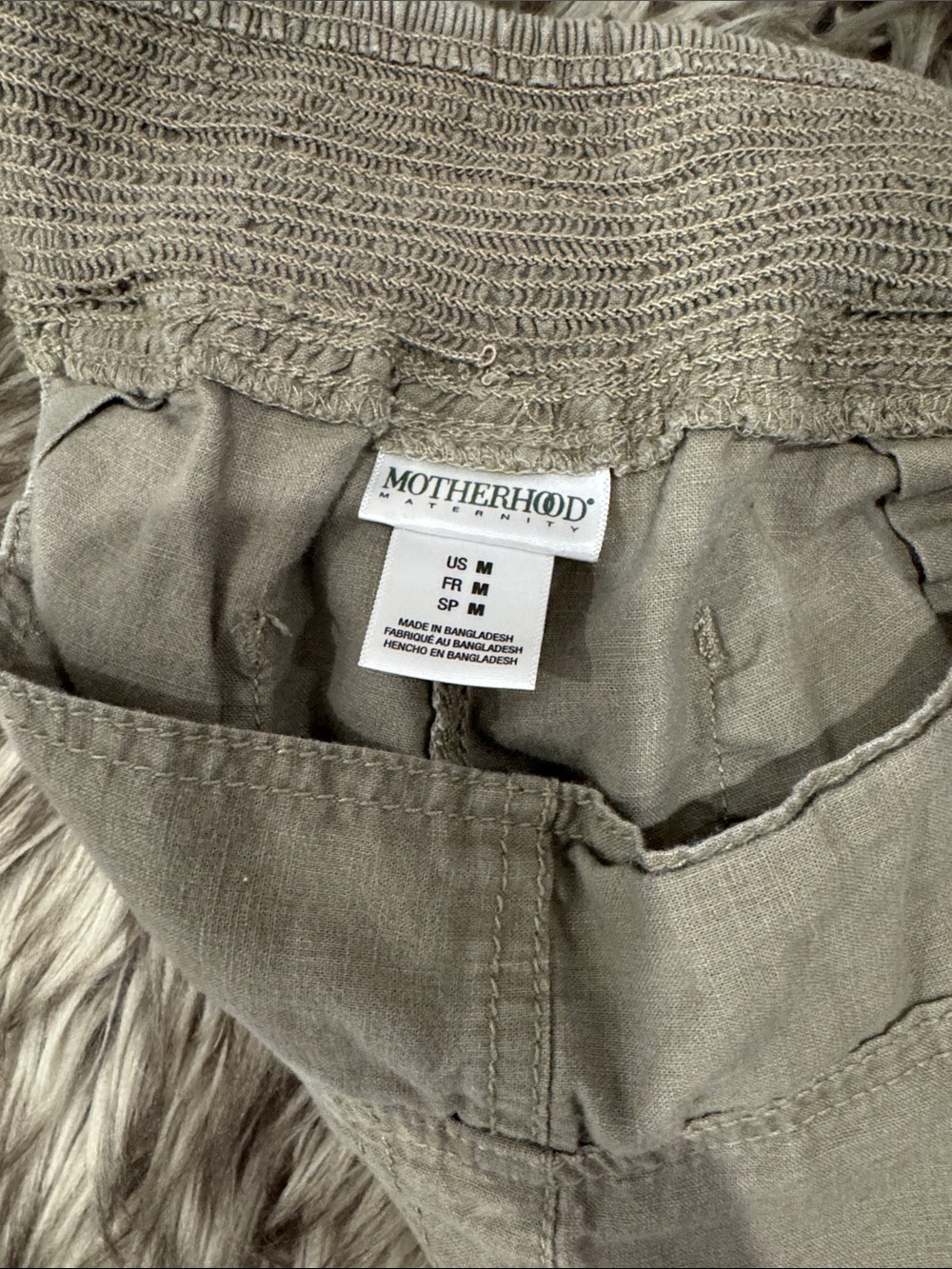 Motherhood Maternity Khaki/Tan Maternity Pants - Picture 4 of 4